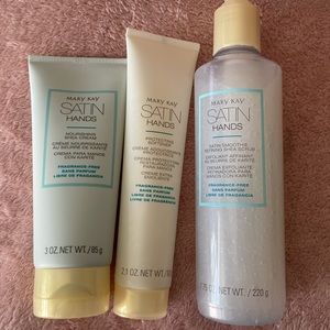 Satin hands care